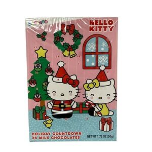 Hello Kitty by Sanrio Christmas Holiday Countdown 24 Milk Chocolates